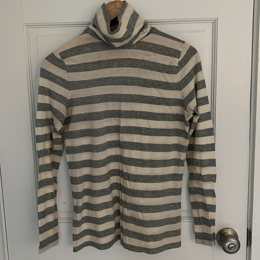 J. Crew striped turtleneck